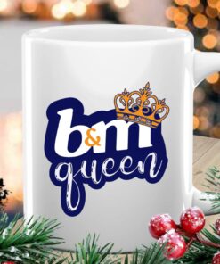 B&M b and m Queen Novelty Mug Funny Mug for mum dad friend christmas idea queen mug