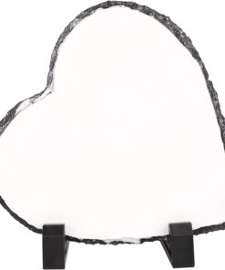 Blank Sublimation Heart Personalised Rock Slate