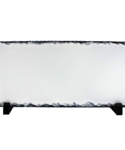 Blank Rectangle Photo Rock Slate Personalised With Photos and Text