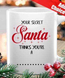 Christmas Funny Mug For Secret Santa workplace mug novelty mug insult mug rude christmas mug
