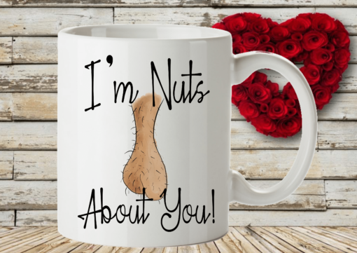 Rude Im Nuts About You Mug
