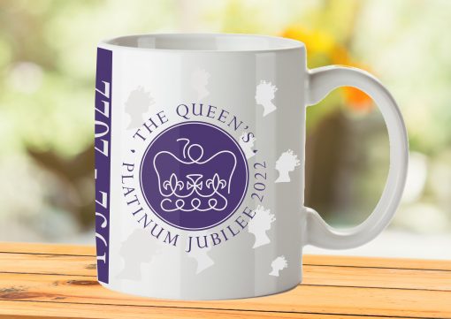 Queen's Jubilee 2022 Platinum Mug