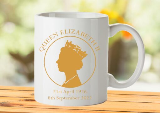 Queen Elizabeth ii Memorial Mug