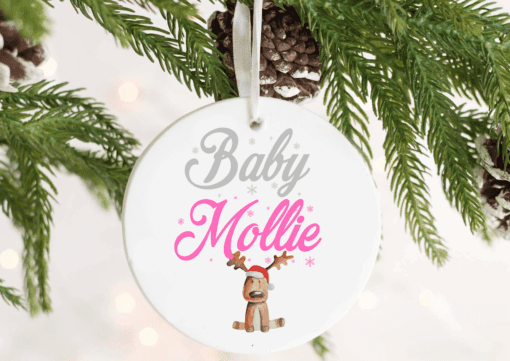 Personalised Baby First Christmas Bauble - Image 2