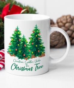 Couples Christmas Eve Mug 11oz ceramic – xmas eve mug, mug for girlfriend, mug for boyfriend, christmas cocoa mug, xmas eve mug