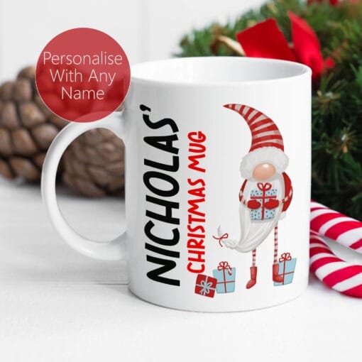 Personalised Christmas Mug, mug for daughter, mug for son, Christmas coco mug, xmas eve mug, hot chocolate, stocking filler - Image 2