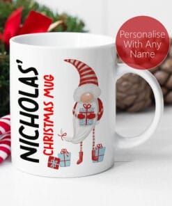 Personalised Christmas Mug, mug for daughter, mug for son, Christmas coco mug, xmas eve mug, hot chocolate, stocking filler