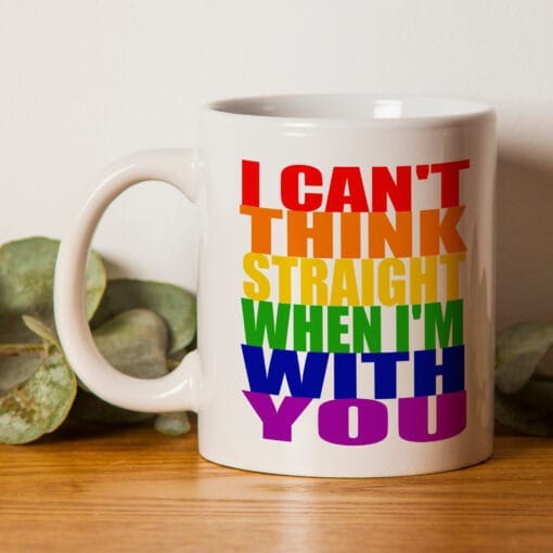 Gay Valentine's Day Mug - Perfect for Boyfriend or Girlfriend on Valentine's Day Personalised Gay Pride - Image 2