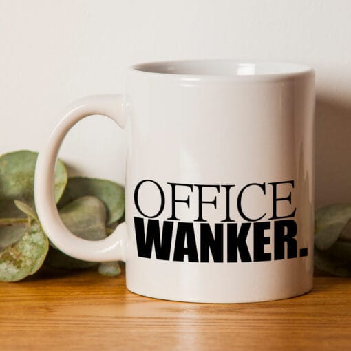 Office Wanker Novelty Mug - Christmas Secret Santa, workplace gift, office present, funny present - Image 2
