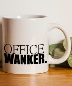 Office Wanker Novelty Mug - Christmas Secret Santa, workplace gift, office present, funny present
