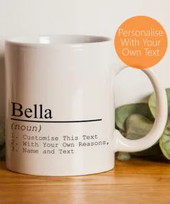 Personalised Name Meaning Mug