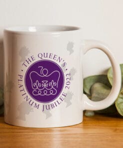 Queen's Platinum Jubilee Mug - 70 Years, Queen Elizabeth, ER, Royal Family 2022