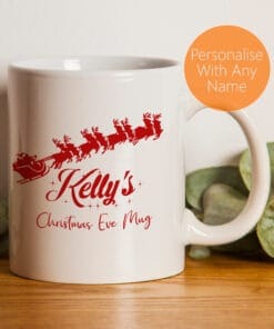 Christmas Eve Mug - xmas eve mug, mug for daughter, mug for son, christmas coco mug, xmas eve mug, hot chocolate