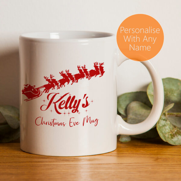 Christmas Eve Mug - xmas eve mug, mug for daughter, mug for son, christmas coco mug, xmas eve mug, hot chocolate