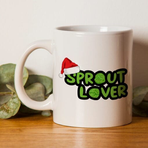 Brussel Sprout Lover Mug - Christmas Mug for mum, dad, sister, brother, nan, grandad, xmas, novelty - Image 2