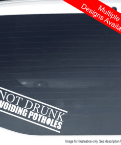 Pothole Sticker - Car bumper sticker, funny car stickers, novelty car stickers, stickers for car, vinyl stickers, car decal stickers