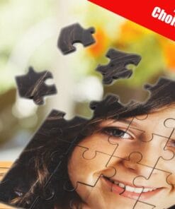 A4 Personalised Photo Jigsaw Puzzle 100 Piece puzzle printed with mum dad nan grandad pet dog cat animal son daughter birthday or christmas
