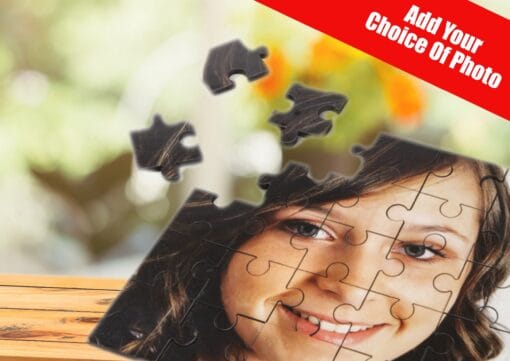 A4 Personalised Photo Jigsaw Puzzle 100 Piece puzzle printed with mum dad nan grandad pet dog cat animal son daughter birthday or christmas