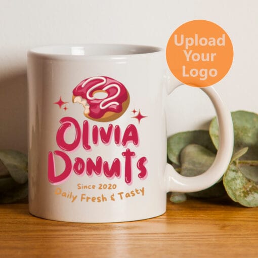 Business Mug Printing For Giveaways, Promotional Mug Printing. Full Colour with logo